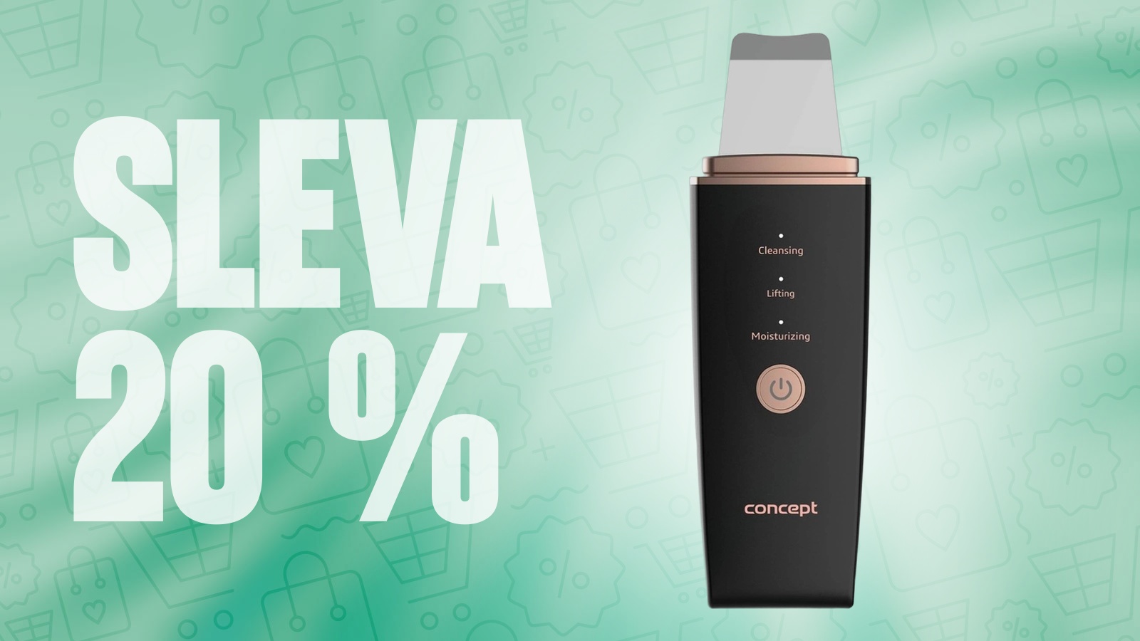 Ultrazvuková špachtle Concept PO2060 PERFECT SKIN